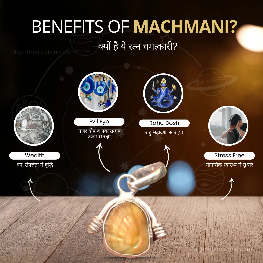 Original Machhmani Stone Pendant