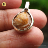 Natural Machhmani Stone in Silver Pendant | High Effective