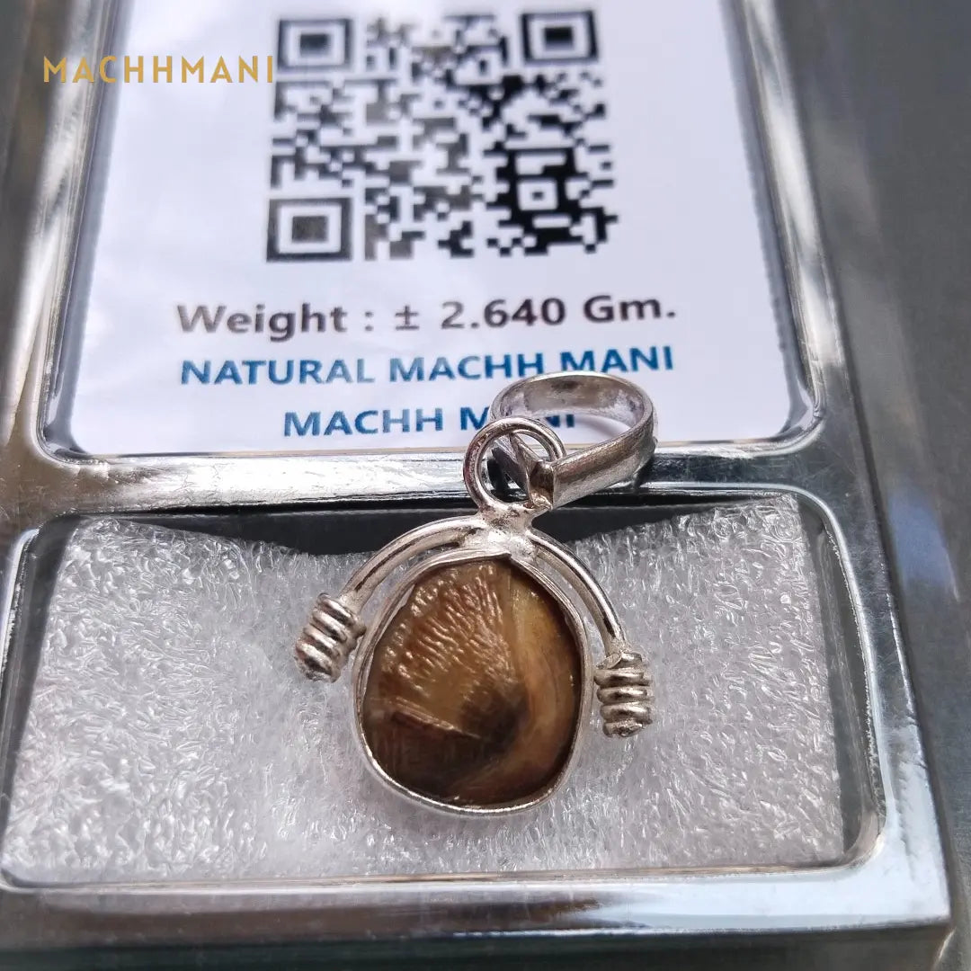 Original Machhmani Stone Pendant